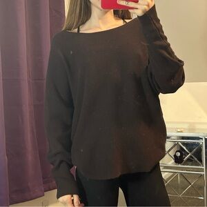 Boat Neck Lightweight Knit Sweater